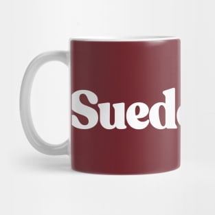 Suedehead - Typographic Design Mug